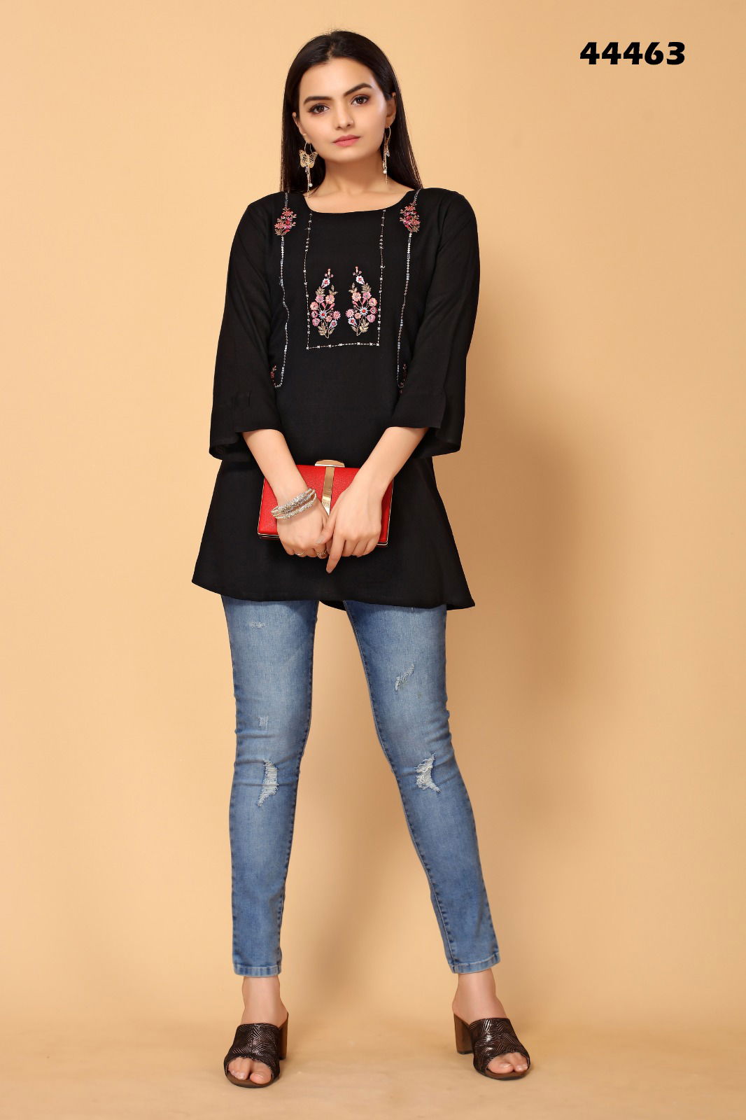 Tarini Vol 06 Rayon Embroidery Ladies Top Catalog